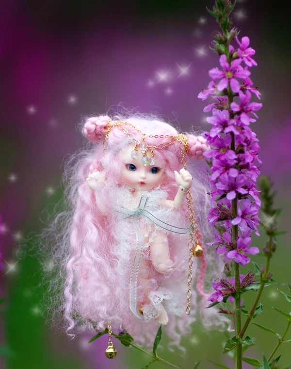 Fairyland FL Realpuki Роро BJD кукла 1/13 розовая улыбка эльфы игрушки