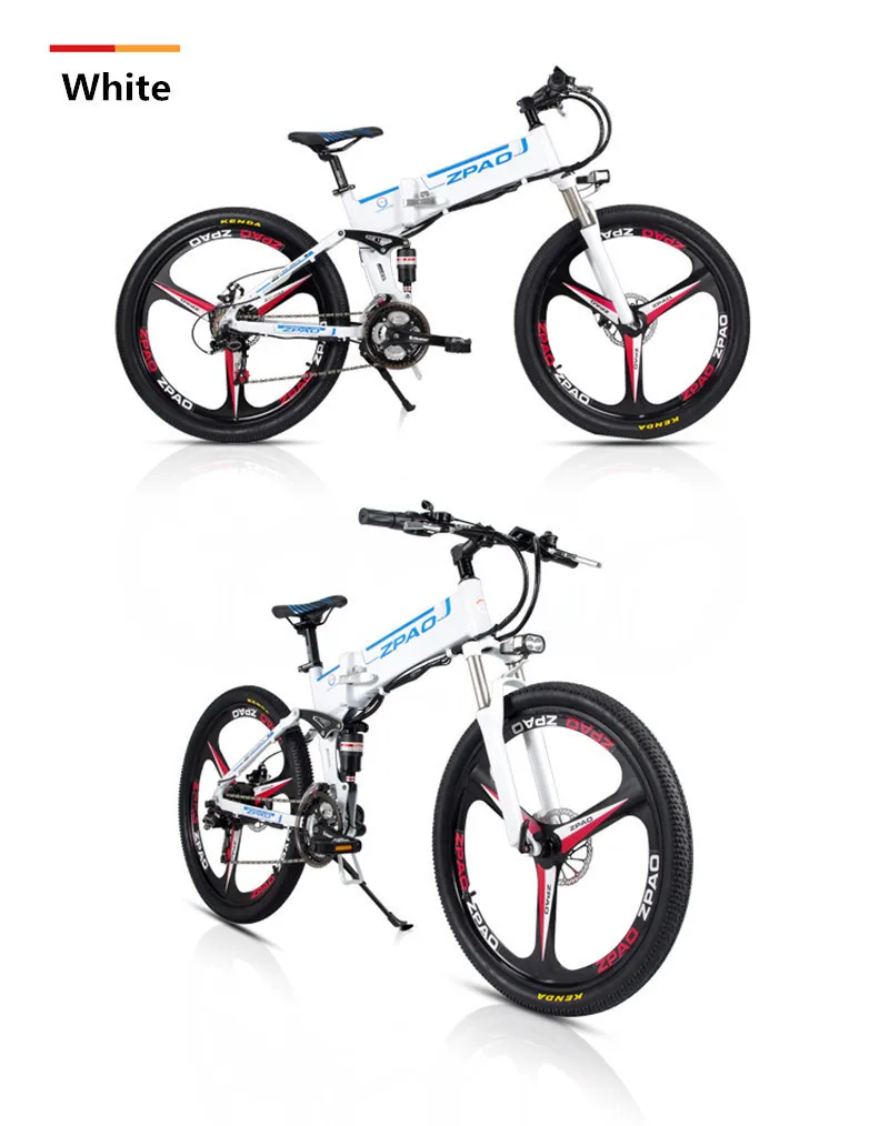 Excellent Aluminium Alloy Frame 48v 350w Electric Bicycle 12.8ah Lg Battery Full Suspension Electric Mountain Bike Front Rear Disc Brake 17