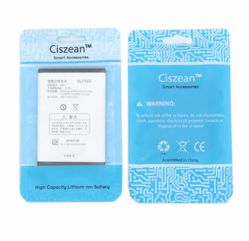 Ciszean 2 шт. 2700/2800 мАч BLP569 BLP 569 запасная батарея для OPPO Find7 X9000 X9007 X9006 X9077 X9070 сотовый