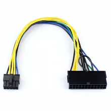 Power Line Data Conversion Line Adapter for Transforming 24 Pin to 10 Pin Lenovo PC Mainboard