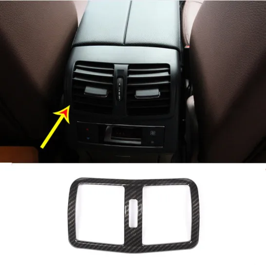 

Carbon Fiber Style For Mercedes Benz E Class W212 2012-2015 ABS Car Rear Air Vent Frame Trim For Mercedes-benz E-Class W212