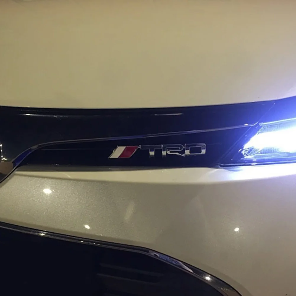 1 шт. модная металлическая наклейка с буквами TRD для автомобильной решетки