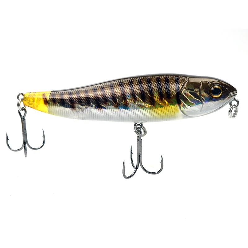 DOSECCA Fishing Lures Hot Selling Minnow 95mm/15g, Super Floating Crankbait Pencil Popper Hardbait Minnow