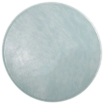 

Soft PU Leather Microfiber Smooth Mousepad Mouse Pad Round Leather Mouse Pad Waterproof Mouse Mat For Desktop Laptop