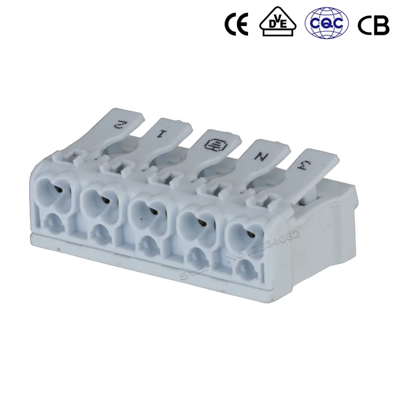 10pcs spring wiring splice Connector clamp wire terminal quick wire