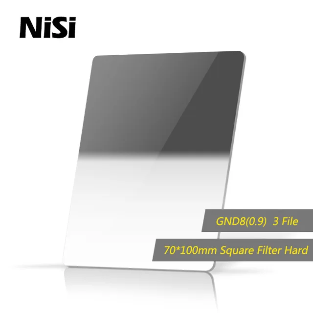 

NiSi 70*100mm 3stops Hard GND8(0.9) Square Gradient Neutral Density Filters