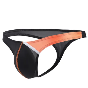 

трусы мужские Sexy Men's Low-Waisted Thin Ice Wire Breathable Jockstrap Gay Briefs New Fashion Comfortable Underpants YL5
