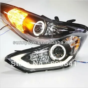 Elantra angel eyes светодиодный головной свет 2012-13 лет SONAR style