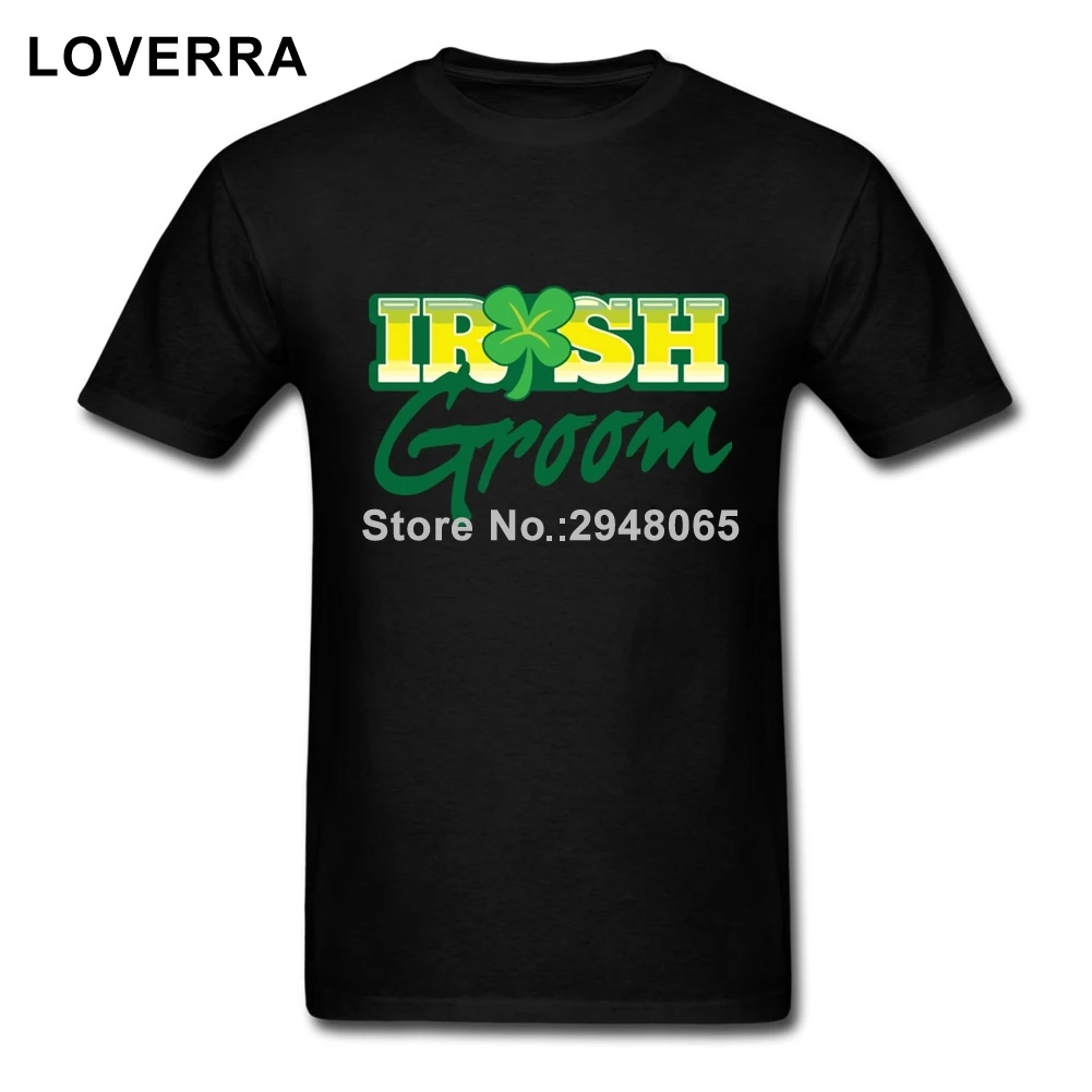 Irish Groom Man TShirt 100%Cotton Round Neck Fitness T