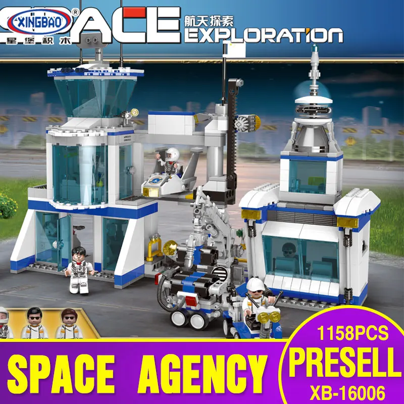 

XINGBAO 16006 Space Exploration The Space Agency Set Model Building Blocks Bricks Legoing Toy for Children Boys Christmas Gift