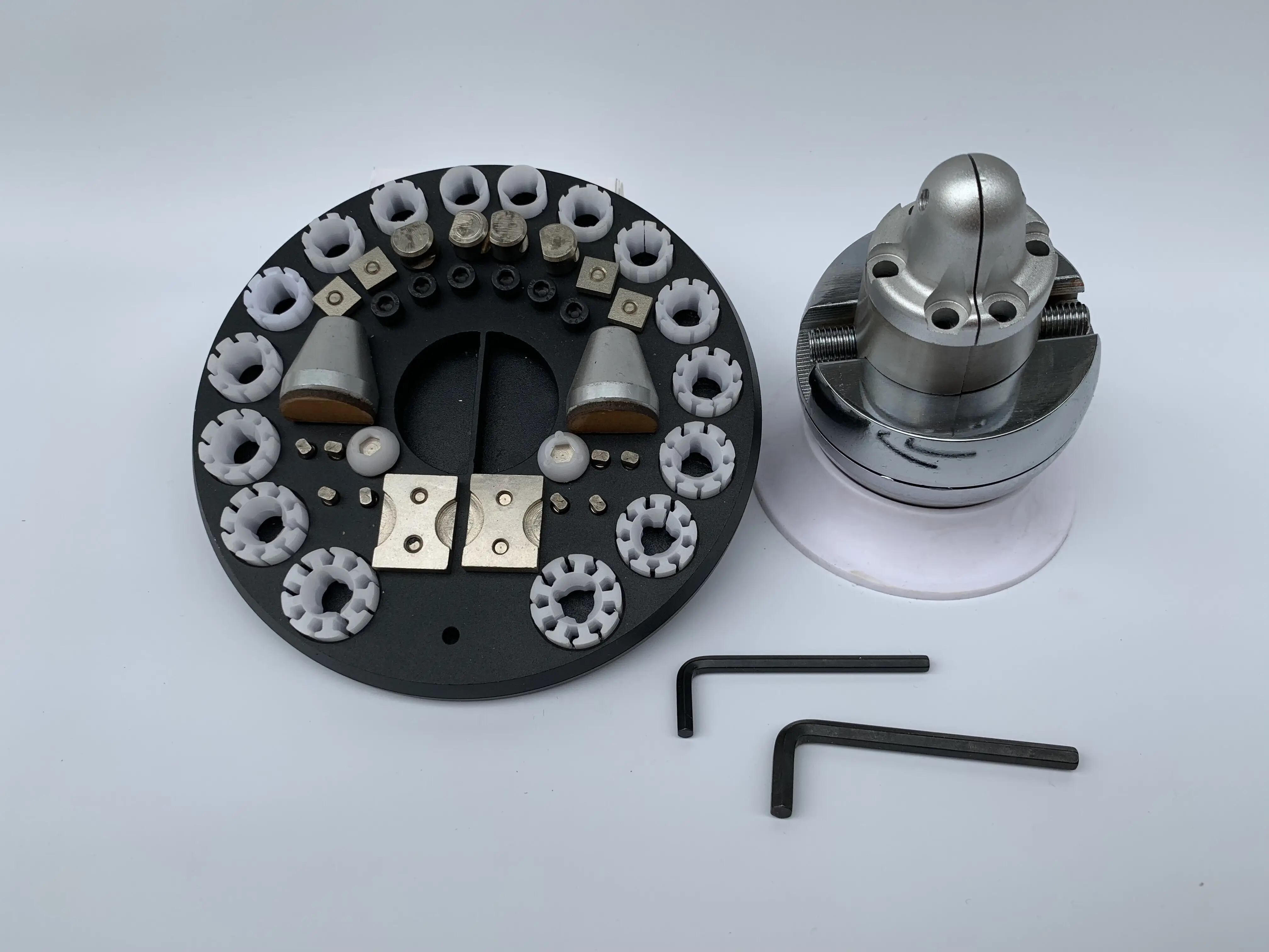 

GRS Standard Ball Vise with Attachment Mini Block Ring Setting Tools Diamond Stone inlaid Vise mini engravers block