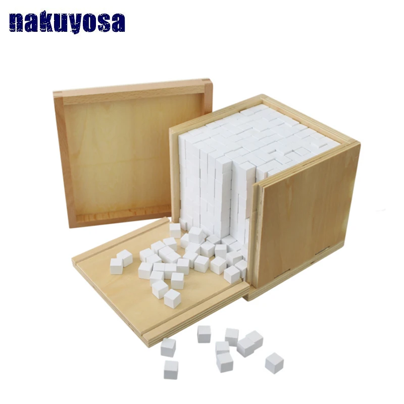 

1000pcs/box Three-dimensional block Mathematics teaching aids Montessori Learning Material Toys Puzzle Science Educational Toy