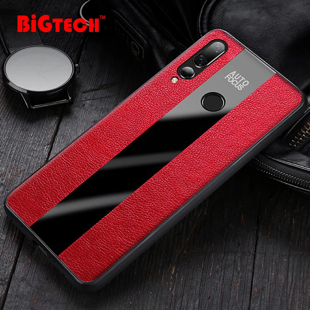 

Super Soft Plexiglass PU Leather Cover for Huawei P Smart Plus 2019 Fitted Case on For Huawei P Smart Z Smart 2019 Case Coque