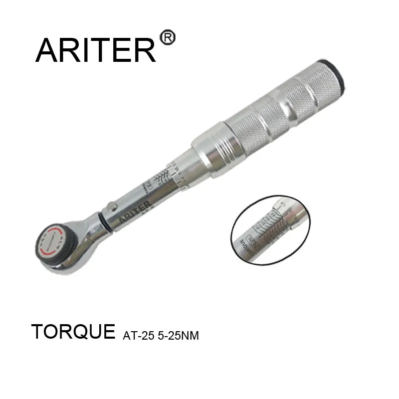 Набор ручных инструментов ARITER для ремонта автомобиля 5 25N.m мини 1/4 Трещоточный
