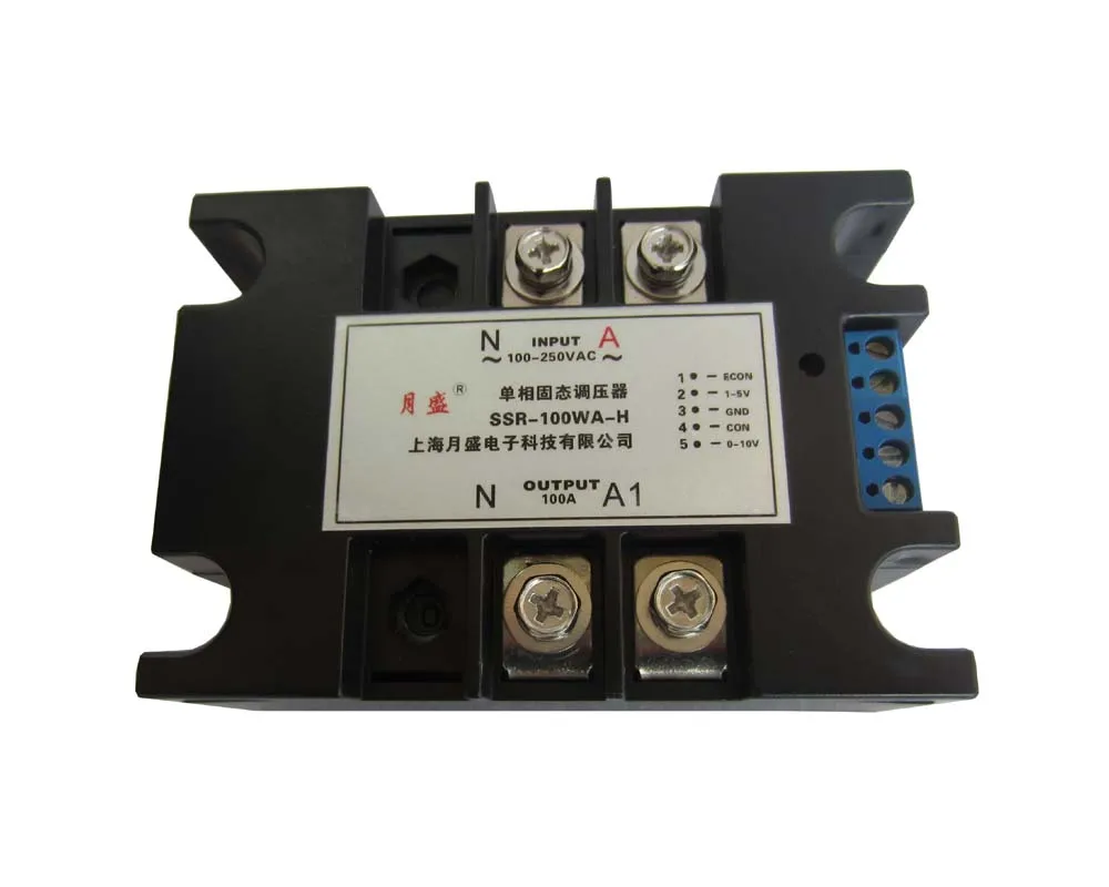 Single-phase AC voltage-regulator module, fully isolated solid-state voltage-regulator 120A Single-phase AC voltage-regulator module, fully isolated solid-state voltage-regulator 120A