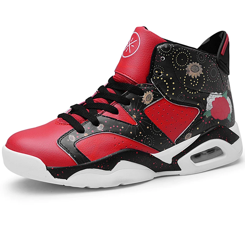 

High Top New Brand Breathable Air Men Basketball Shoes Non-slip Sneakers Footwear Black Male Sports Shoes Men Basket Ball Shoes