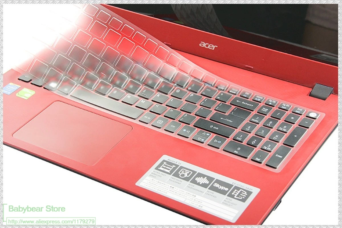 Ультратонкая Защитная крышка для клавиатуры из ТПУ Acer Aspire V15 Nitro Edition серия 15 6
