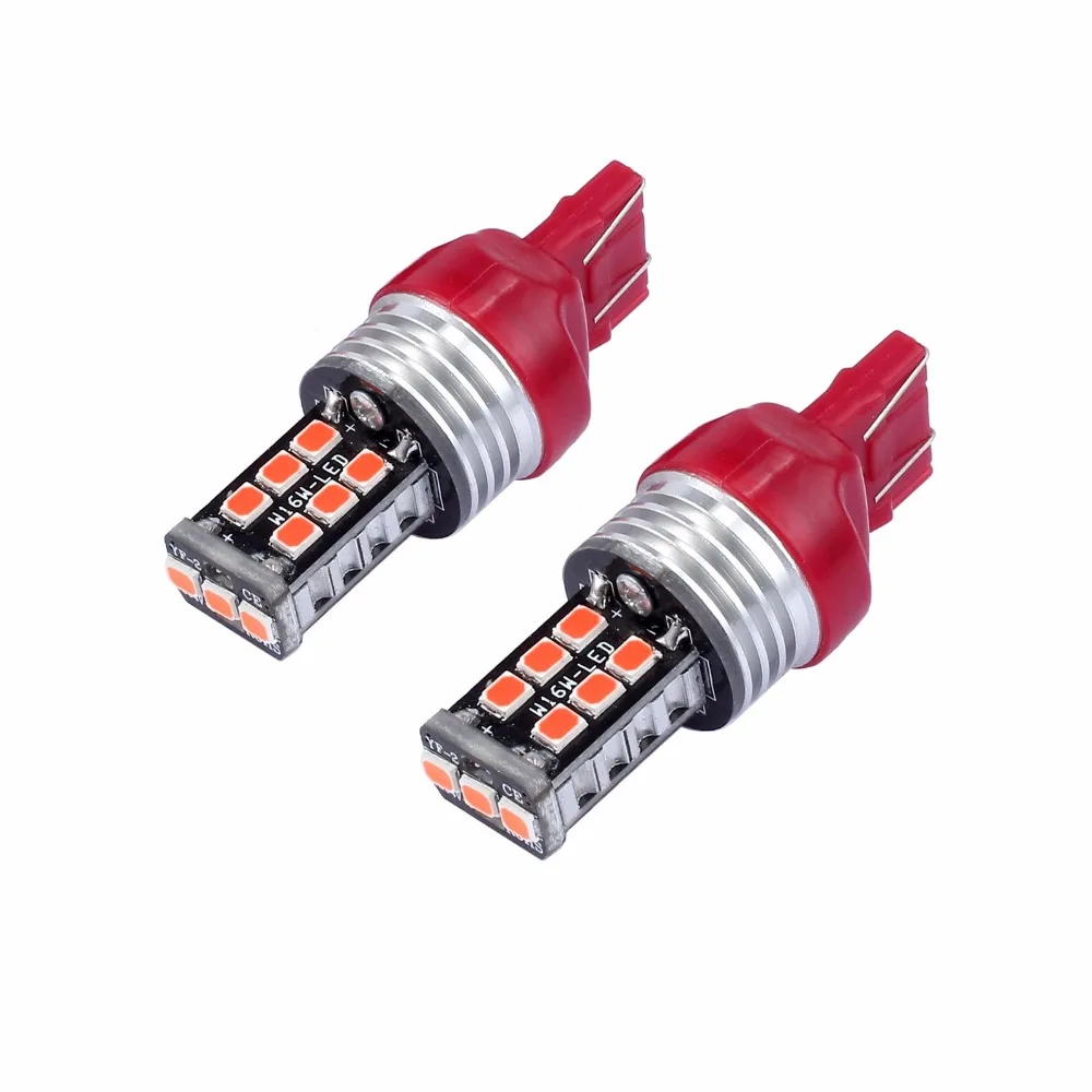 Neoteck 2 предмета T20 7440 7443 15 светодиодный поворотник Lampdas красный цвет: желтый белый