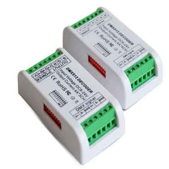 

MOKUNGIF 30pcs Fast shipping New Easy 3CH BAN DMX Controller DMX512 RGB Controller Decoder & Driver for 5050 3528 RGB Led Lights