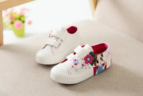 

Children's fashion shoes casual denim canvas children's shoes girls sports shoes princess shoes