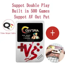 DHL 30 шт. двойная игровая мини портативная игровая консоль Gameboy встроенные 500 классические игры