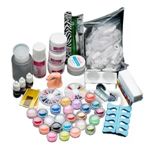 22 акриловый Фрезер для ногтей cо шлифовальными арт пудра для кончиков волос жидкости комплекты щетка яркие кусачки набор праймера набор деко Советы Набор подходит для профессионального и Применение
