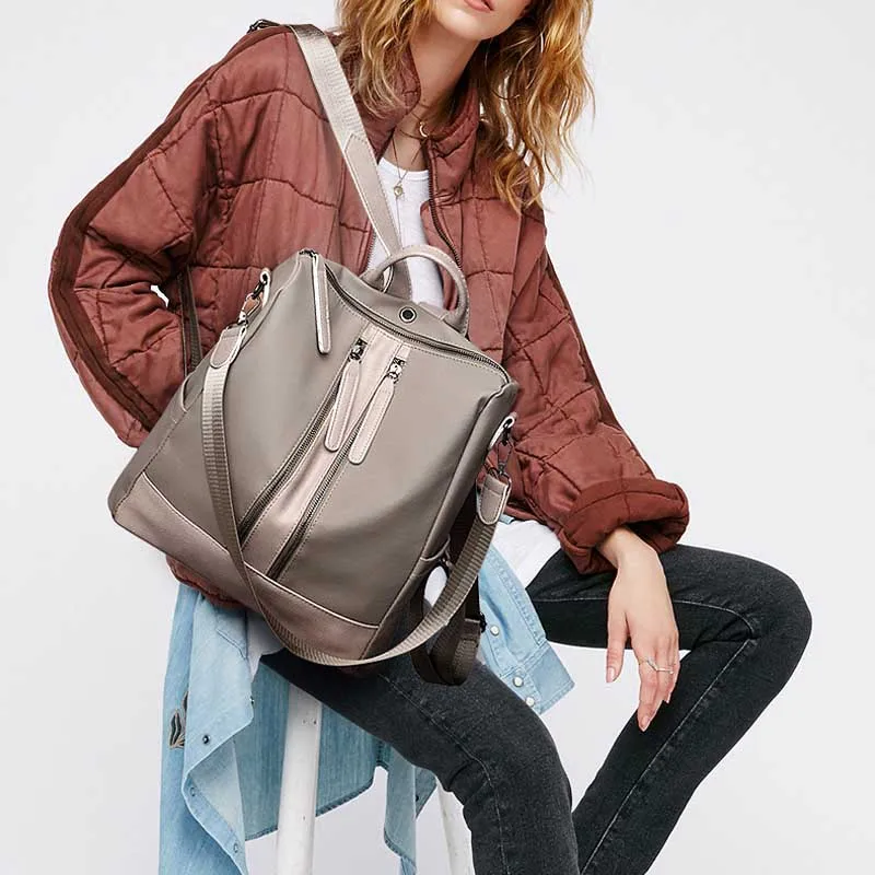 

NIBESSER Cool Backpack Female Backpack For Teenage Girl Earphone Bagpack Student Waterproof Back Pack Mochila Notebook Backpack