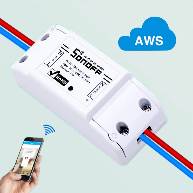 

ITEAD Sonoff Wireless Wifi Switch Universal Smart Home Automation Module Timer Diy Wifi Remote Controller Via iOS Android Alexa