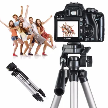 

Universal Portable Tripod 4 Sections Tripod Extendable for Cellphone Smartphone Canon Sony Nikon Compact Camera