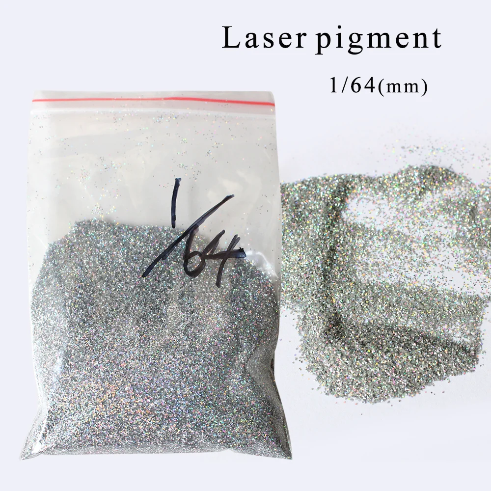 

1/64 Laser pigment,50 grams per bag, fine glitter,Christmas crafts/candle/cosmetics/paint/screen printing/DIY nail decoration