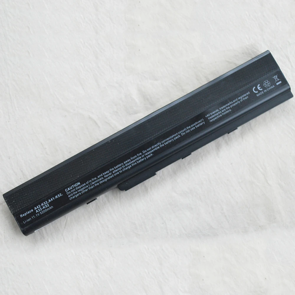 

Laptop Battery For Asus K62 X52Jt X52JU X52JV X52SG K52JU K62F K62JR k42jf K52DY K52EQ K52JT A42D Pro5IJK Pro5ij Pro67 Pro8C X42