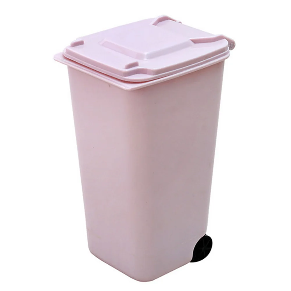 1 шт. Мини мусорное ведро товары для дома и офиса Портативный многоразовый мусорный ящик пластиковый многоцелевой мусорный ящик ножничная ручка гаджет для хранения