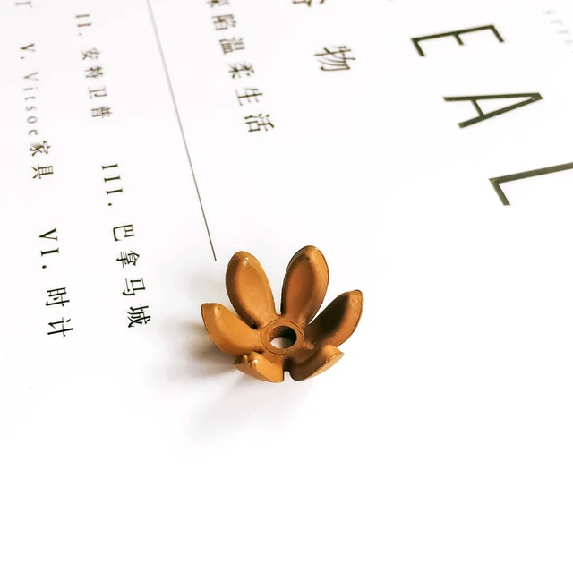 ZEROUP Multicolors Plastic Flower Beads Eardrop Pendant Neckalce Charms Accessories Diy Handmade Jewelry Making Material 20pcs 1