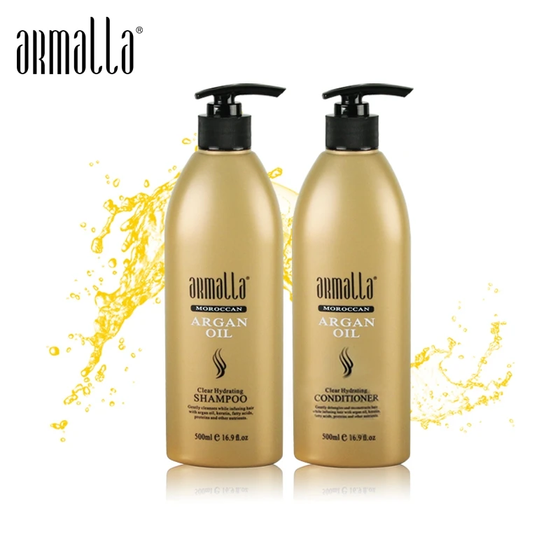 High Grade Superior Armalla 500ml Moroccan Argan Oil Clear Hydrating Shampoo and Conditioner For Dry Damage Hair care Products High Grade Superior Armalla 500ml Moroccan Argan Oil Clear Hydrating Shampoo and Conditioner For Dry Damage Hair care Products