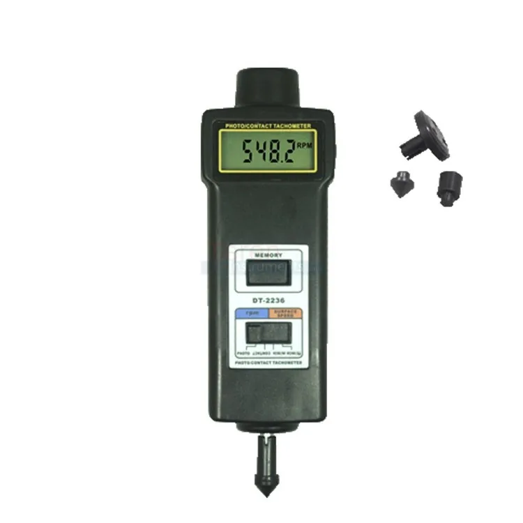 DT-2236 Photo Contact Tachometer Laser Linear Velocity Meter Surface Speed Tester for Automobile Washing Machine  01