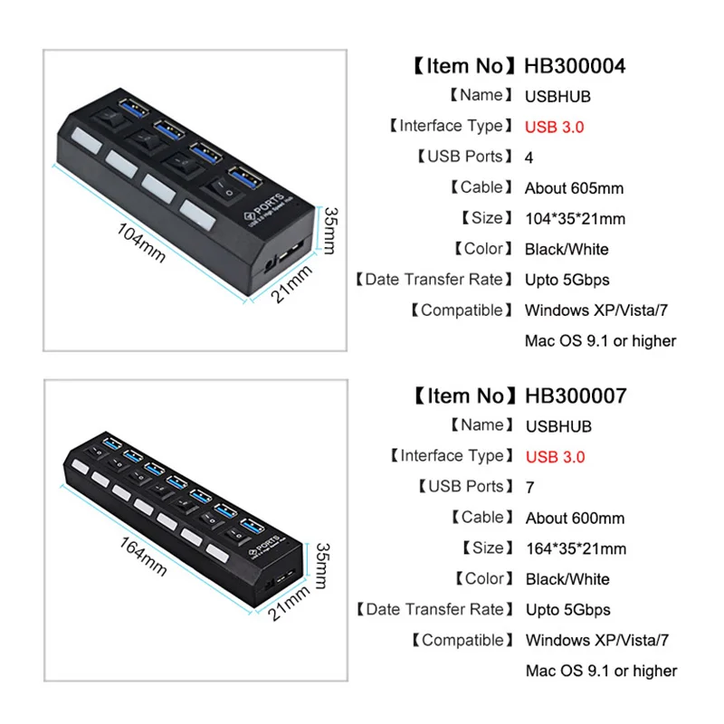 EASYIDEA мини концентратор USB 3 0 высокоскоростной 5 Гбит/с 4/7 портами Портативный Micro с
