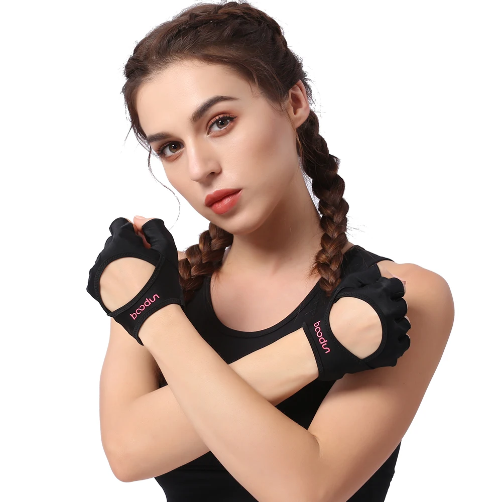 Brand Pro Gym Fitness Gloves Half Finger Non-slip Training Sport Kettlebell Dumbbell Powerlifting Women Glove Yoga Body Building Brand Pro Gym Fitness Gloves Half Finger Non-slip Training Sport Kettlebell Dumbbell Powerlifting Women Glove Yoga Body Building