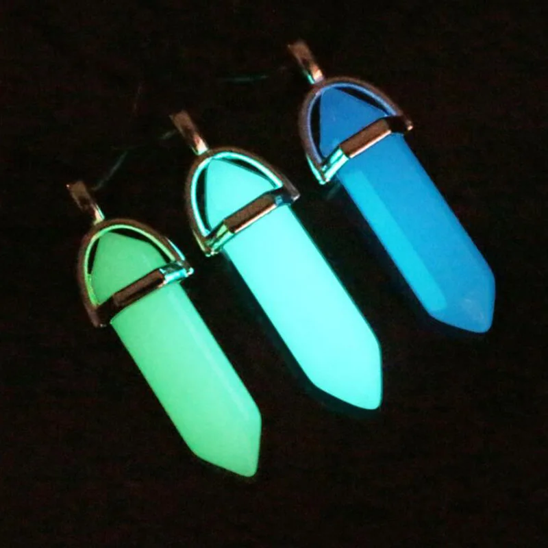 Колье Caxybb с кристаллом водоросль светящееся ожерелье для косплея|glow in dark|crystal