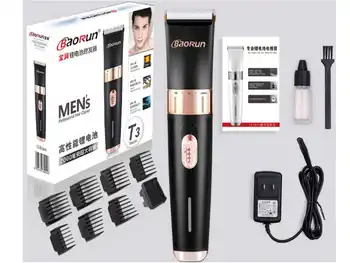 

Baorun Professional Rechargeable Hair Trimmer Baber Hair Clippers Hair Cutting Machine Styling Tool 2000mAh Li-ion Battery