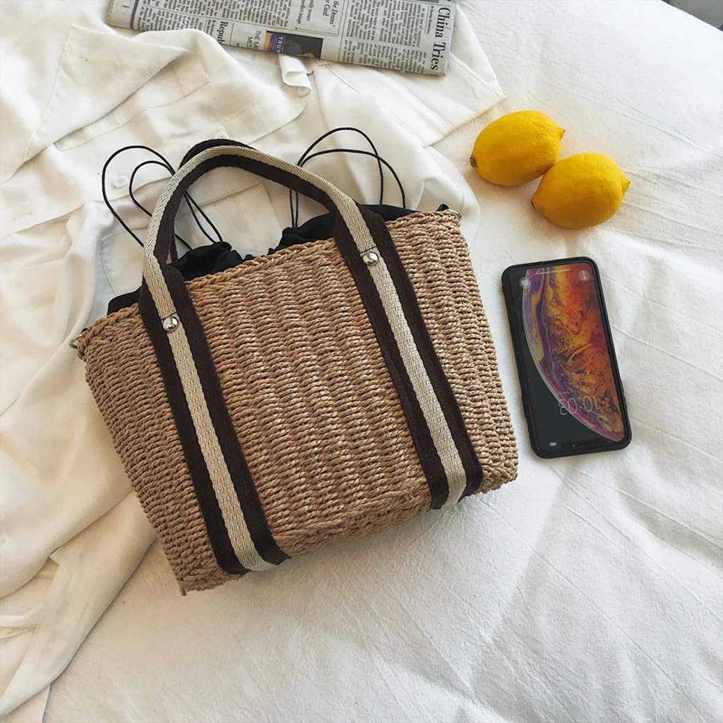 Сумки для женщин Bolso Mujer девушки соломенная сумка через плечо Bolsa Feminina большой емкости кошельки и сумки женские дизайнерские сумки