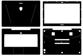 

Special Laptop Carbon fiber Vinyl Skin Stickers Cover For MSI GS72 Stealth Pro 17.3"