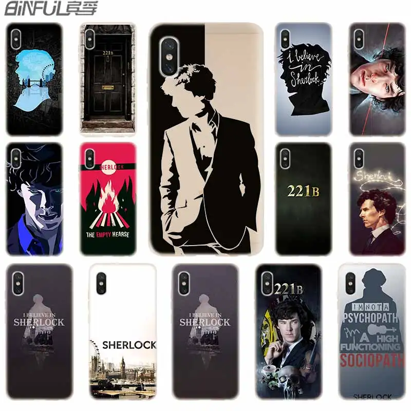 

cover soft Silicone TPU Case For Xiaomi Mi 8 A2 A3 Lite 9 5X 6X F1 Mix 2s Max 3 Redmi Note7 pro Sherlock