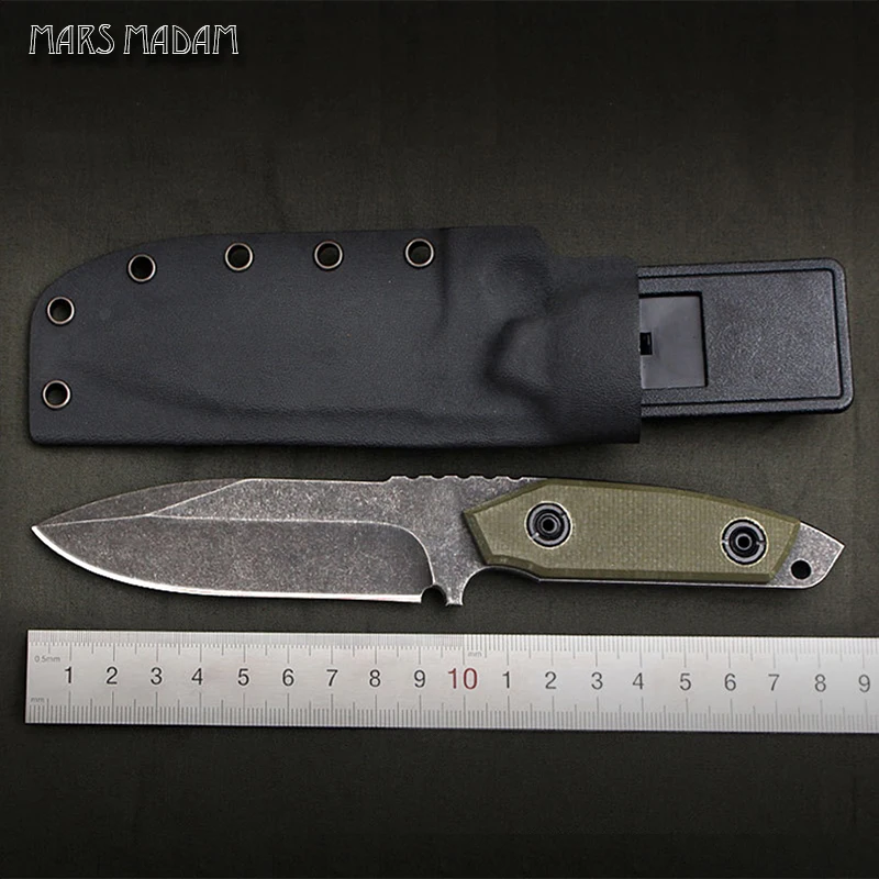 High hardness D2 steel Sharpest Tactical Survival Knives