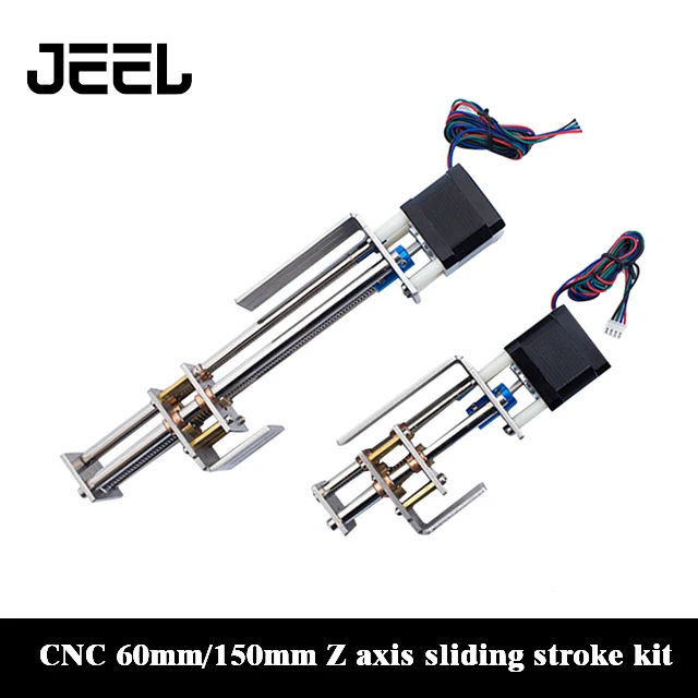 

CNC Z-Axis Slide 60mm /150mm Stroke DIY Linear Z Slide for CNC Laser Engraving , Wood Router /Cutter Accessory