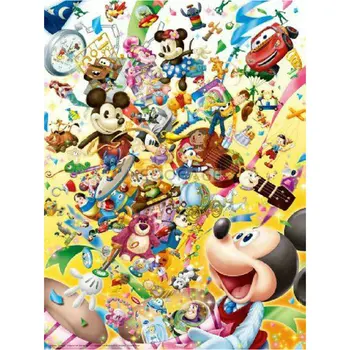 

Diamond embroidery Cartoon mouse Diy 5d diamond painting square drill rhinestone pasted Crafts Needlework full gear decoration