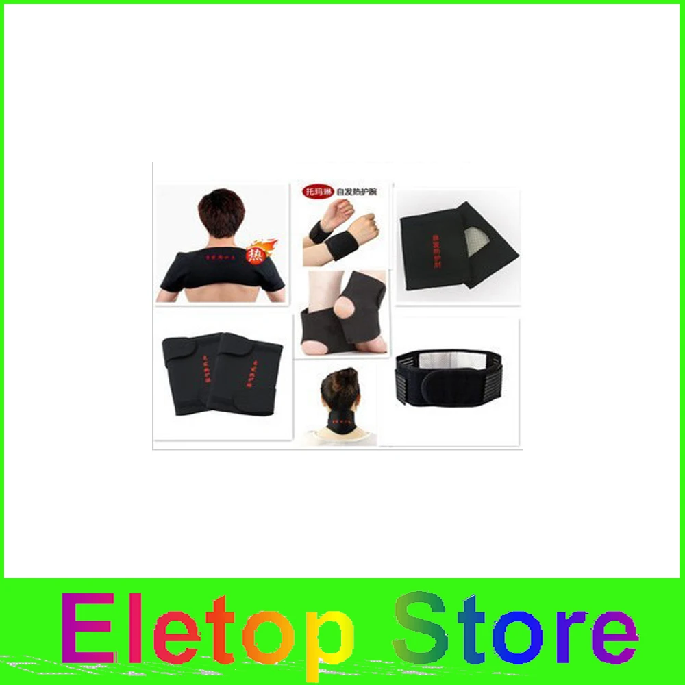 

Free ship 11 IN 1 set Waist,neck ,knee,wrist,shoulder,ankle,elbow Brace Support Spontaneous Heating belt Magnetic Therapy Belt