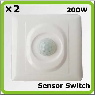 

2018 new top quality 100V-250V 200w PIR sensor switch human motion sensor switch inductive square 86*86mm automotive on / off