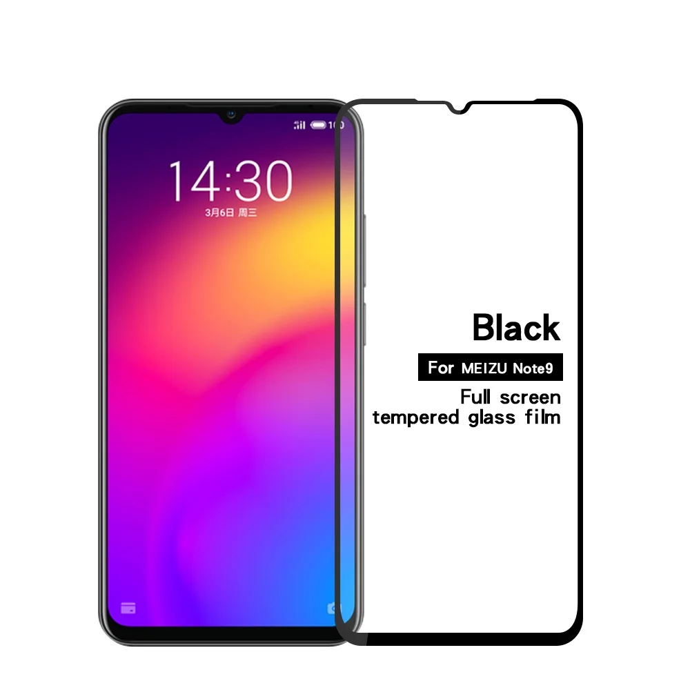 Защитная пленка для ЖК экрана Meizu Note 9 полностью клеевое стекло Meilan полное