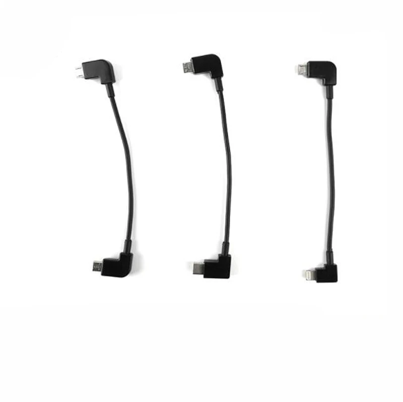 Ручной зарядный кабель Zhiyun Smooth 4/3 с аккумулятором 145 мм и разъемом Micro USB/Type C/Lightning