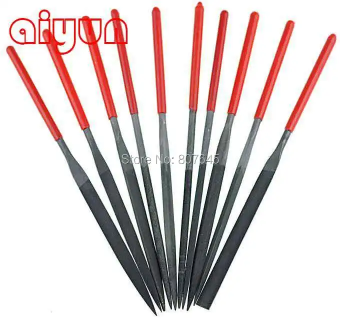 10pcs/set 5x180mm Diamond File Grit for Filing Glass, Ceramic, Rock, Carbide, Gold, Platinum